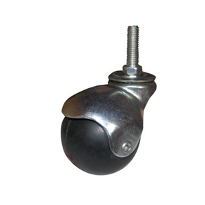 4 pulgadas de tornillo negro de <span class=keywords><strong>Jack</strong></span> pelota de goma Rueda sin freno - Product Image 1