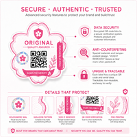 Étiquette de sécurité holographique personnalisée avec code QR à scanner ici, numéro de série, feuille d'autocollants pour l'emballage des produits, étiquettes autocollantes
