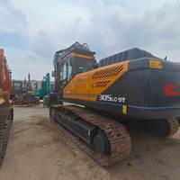 Excavatrice Hyundai 305LC 9T d'occasion en bon état, faible nombre d'heures, châssis renforcé, zéro défaut, idéale pour les travaux de construction lourds