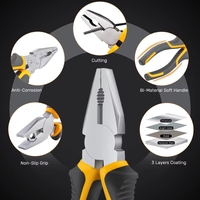 Ensemble d'outils à main multifonctionnels de 59 pièces, outils ménagers, marteau, clé à molette, boîte à outils, réparation à domicile, combinaison d'outils en acier au chrome-vanadium