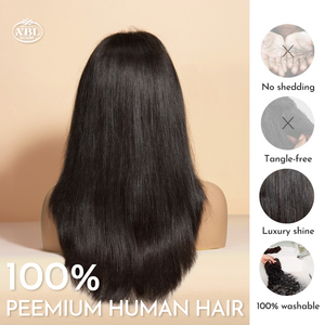 XBL Local Pickup USA 5X5 Hd Dentelle Fermeture Perruques Cheveux Humains Brut 250 Densité Sans Colle Perruque 250 Cheveux pour Black Queens - Product Image 3