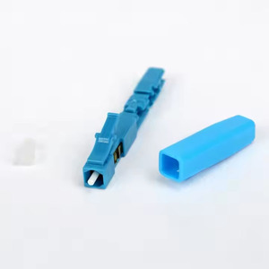 Connecteur rapide LC UPC pré-polis de haute qualité Aoptke, adaptateur rapide pour <span class=keywords><strong>fibre</strong></span> <span class=keywords><strong>optique</strong></span> FTTH, équipement bleu installable sur le terrain, 10 pièces/boîte - Product Image 5