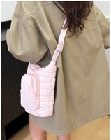 Nouvelle sacoche isotherme en polyester matelassé pour bouteille d'eau, sac à bandoulière, housse pour gobelet d'eau, sac pour gobelet Stanley
