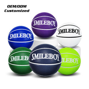 Smileboy vendite calde all'ingrosso produttore di fabbrica formato personalizzato 3 4 5 6 7 Outdoor stampa Logo in pelle sintetica palla da basket - Product Image 2