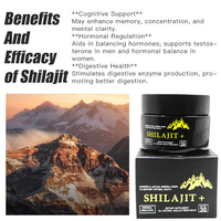 Résine de Shilajit Pur de l'Himalaya en Gros, Populaire, avec Acide Fulvique pour Booster l'Énergie et Soutenir un Système Immunitaire Sain