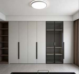 Armario Modular Personalizado al por Mayor, Listo para Armar, Juego de Muebles para Dormitorio, Organizador de Armario con Marco de Metal para Proyectos Hoteleros - Product Image 2