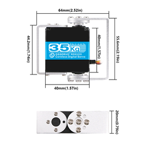 Dsservo 35kg Motores Digitales Sin Núcleo RDS3235 de Doble Eje y Alto Torque para Robótica - Product Image 4