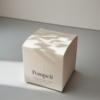 Boîte en Carton Gaufré Luxueuse et Personnalisée 2025 pour Emballage de Bougies d'Aromathérapie et Soins de la Peau avec Feuille Métallique pour Cosmétiques et Produits de Beauté