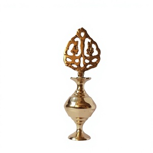 Porta Kajal Surmedani Vintage con Diseño Floral, Moderno, de Latón Chapado en Oro, de Alta Calidad, Regalo Decorativo para Cumpleaños, Decoración de Mesa para el Hogar - Product Image 2