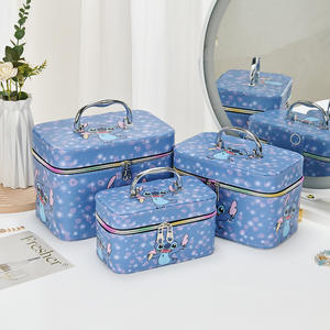 Set de 3 Neceser Cosméticos de Gran Capacidad de Alta Gama para Niños <span class=keywords><strong>Estuche</strong></span> de <span class=keywords><strong>Maquillaje</strong></span> Adorable Portátil y Multifuncional - Product Image 3