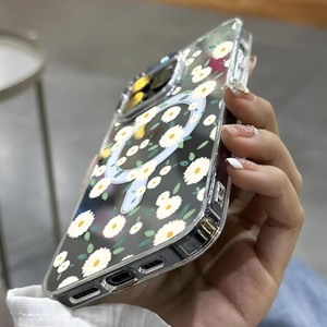 เคสโทรศัพท์มือถือลายดอกเบญจมาศป้องกันการตกสำหรับ16 17 Air 15 14 13 12 11 Pro 16E โรงงาน - Product Image 3