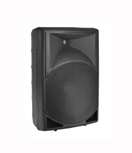 15 inch Plastic speaker box active two way full range 500W RMS with class H private cabinet sound equipment