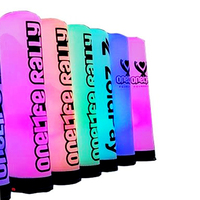 Colonne romaine gonflable avec éclairage LED pour la décoration de hall