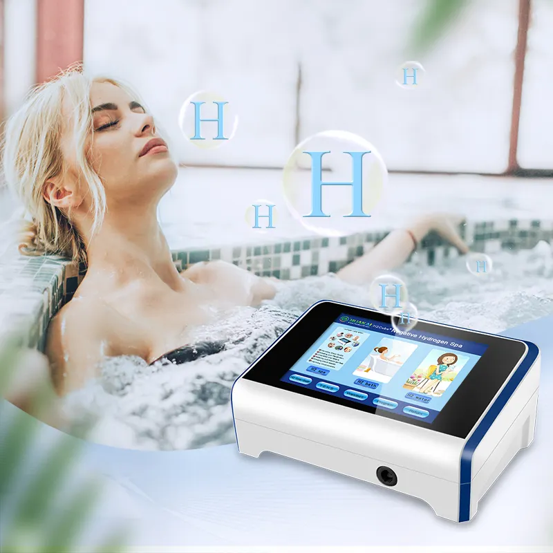 Waterstof Ion Ontgifting Instrument Lichaamsverzorging Apparaat Voet Spa Machine Therapie Supplies Ce Wit