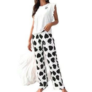 Conjunto de Pijama y Ropa de Estar por Casa para Mujer, Estilo Europeo y Americano, Sexy, Casual y Cómodo, Novedad 2025 - Product Image 5