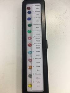 Starsgem Lab Grown grows GEM หินสีรูปไข่6*8mm หินหลวม - Product Image 2