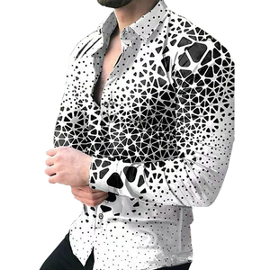 Camisa <span class=keywords><strong>de</strong></span> <span class=keywords><strong>Trabajo</strong></span> <span class=keywords><strong>de</strong></span> <span class=keywords><strong>Manga</strong></span> <span class=keywords><strong>Larga</strong></span> para Hombre, Diseño Casual, Transpirable y Ecológica, Cierre <span class=keywords><strong>de</strong></span> Botón, Nueva Colección <span class=keywords><strong>de</strong></span> Verano - Product Image 1