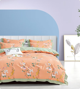 Set <span class=keywords><strong>copripiumino</strong></span> <span class=keywords><strong>in</strong></span> cotone stampato king size singolo <span class=keywords><strong>matrimoniale</strong></span> stampato <span class=keywords><strong>in</strong></span> cotone personalizzato set lenzuola con federa - Product Image 6