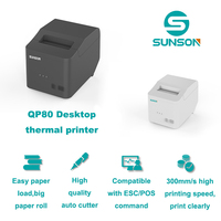 Printer Thermal Layar Sentuh 80mm USB++WiFi untuk Layanan Pengiriman Makanan Takeout, Alternatif UberEats Doordash, Tersedia untuk Toko