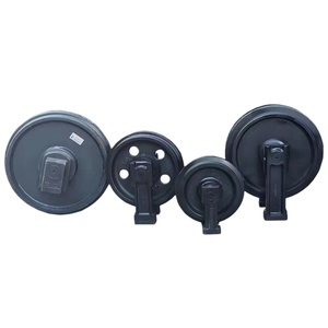 Pièces de train de roulement durables pour mini-excavatrices Hita-chi EX17 EX30 Roue d'entraînement EX55 Roue de guidage EX70 Dureté HRC52-58 - Product Image 1