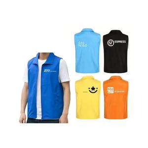 Chaleco de <span class=keywords><strong>Trabajo</strong></span> Personalizado con Logotipo Beckon para Supermercados, Chaleco Uniforme Multibolsillos para Cajeros, Empacadores y Personal de Servicio al Cliente - Product Image 1