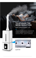 Humidificateur d'air 13 litres à remplissage par le haut avec capteur de présence humaine, idéal pour la cuisine domestique, humidificateur anionique