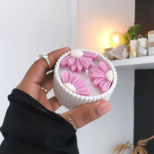 Candele a marchio privato vegane con cera di soia Premium profumate in resina di caramelle a strisce Morandi puliscono candele di novità organiche - Product Image 6