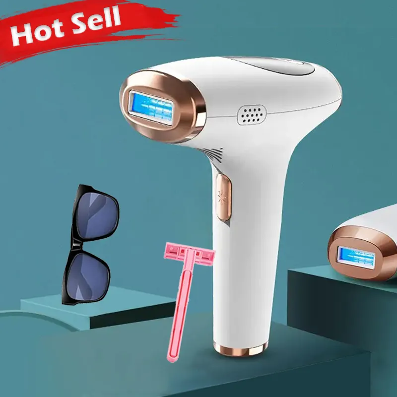 Macchina portatile per la depilazione laser ipl con luce pulsata per la rimozione dei capelli laser IPL con 999999 flash per le donne