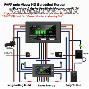 JIKONG JK-BD6A8S10P Sistema de Gestión de Baterías Activo de <span class=keywords><strong>Equilibrio</strong></span> 0.6A 100A 4S 8S 12v 24v para Baterías de Iones de Litio, Litio-Ferrofosfato (LiFePO4) y LTO, Inversor PCBA - Product Image 2