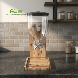 Dispensador de Cereales de Madera de Abeto Vino, 4 Litros, Contenedor de Lujo para Bar, Modelo Vino20220923-1 CN/GUA - Product Image 3
