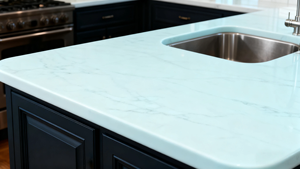 Free Sample 100% Vietnam Artificial Quartz Calacatta Skyline White Big Slab 20mm Thick Modern Kitchen Bathroom Vanity Table Top - Product Image 2