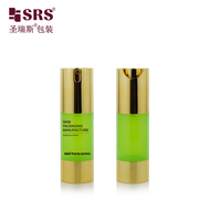 Botol Pompa Tanpa Udara Rose Gold SRS Luxury Cosmetics 15ml 30ml 40ml 80ml 100ml 50ml