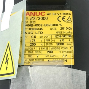 มอเตอร์เซอร์โว FANUC A06B-0032-B675 ของแท้ มอเตอร์เครื่อง CNC อุปกรณ์อัตโนมัติทางอุตสาหกรรม มอเตอร์ระบบ CNC - Product Image 3