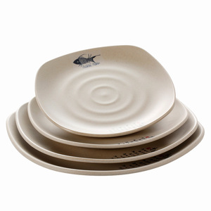 Platos Cuadrados Estilo Japonés Yangge de 10-10.9cm, Impresos, Aptos para Lavavajillas, para Fiestas - Product Image 5