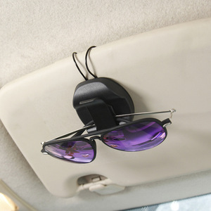 Car Eyeglass Clip Black 60mmx52mm Sun Visor Mount Holder Sunglasses Clips <b>Interior</b> <b>Accessory</b> - Product Image 4