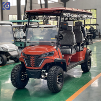Voiturette de golf tout-terrain homologuée pour la route CAMP Lifted 6 places pour la chasse