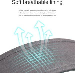 Luxury PU Leather <strong>Dog</strong> <strong>Collar</strong> for Large <strong>Medium</strong> &amp; Small <strong>Dogs</strong> Embossed Print &amp; Ribbons Decoration Solid Pattern Cotton <strong>Padded</strong> - Product Image 2