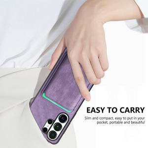 Funda Magnética de Lujo para <span class=keywords><strong>Samsung</strong></span> <span class=keywords><strong>Galaxy</strong></span> S26 Ultra, Tipo Cartera, de Cuero PU, con Ranuras Desmontables para Tarjetas, Compatible con S25 y S26 - Product Image 6