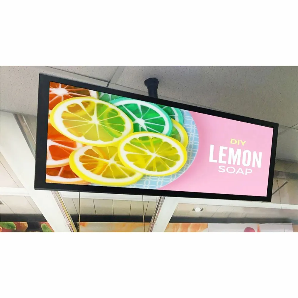 43-inch màn hình quảng cáo cửa hàng hiển thị cửa hàng cà phê quảng cáo kỹ thuật số biển