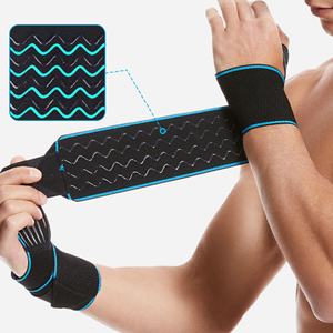 สายรัดข้อมือสีสันตามสั่งสำหรับผู้ชายและผู้หญิง สายรัดข้อมือแบบหนาสำหรับยกน้ำหนักและป้องกันการบาดเจ็บ - Product Image 4