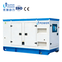 Groupe électrogène diesel silencieux 300 kVA 375 kVA 400 kVA 500 kVA certifié CE ISO avec ATS 50/60 Hz pour centre de données intelligent en parallèle