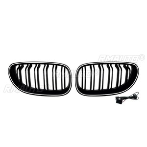 สำหรับ BMW ซีรีส์ 5 E60 E61 ปี 2004-2010 ชุดแต่งกระจังหน้า LED สำหรับกันชนหน้า ชุดแต่งกระจังหน้าสไตล์รถแข่ง อะไหล่ภายนอก - Product Image 6