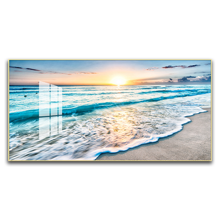 Stilleven Home Decoratie Kristal Porselein Decoratieve Glas Wall Art Canvas Zeegezicht Landschap Schilderijen