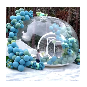 Popular cúpula transparente inflable al aire libre soplar carpa de burbujas transparente al aire libre túnel único globos inflables carpa de burbujas - Product Image 1
