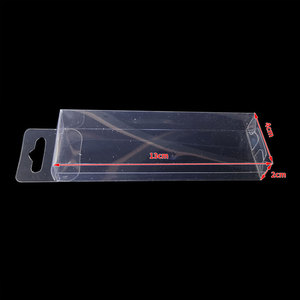 Clear Plastic Packaging Boxes for Fishing Lures High Transparent PET RPET Plastic Minnow Crankbait Pencil Popper Hard Plastic