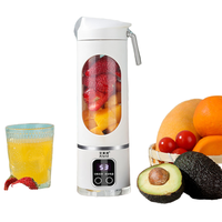 Draagbare plastic roestvrijstalen mini fruitsapbeker sapcentrifuge multifunctioneel handmatig duurzaam huishoudelijk fruit- en groentegereedschap