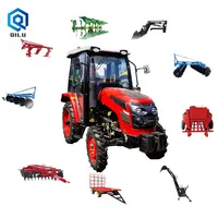 Tractor agrícola multifunción 4wd, tractor compacto para agricultura, pequeña granja agrícola, mini tractores agrícolas 4x4