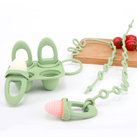 Bac à glace en silicone de qualité alimentaire à 4 trous, sucettes glacées pour enfants à la maison, moule en silicone pour crème glacée pour enfants