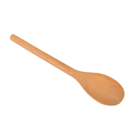 Ensemble d'ustensiles de cuisine en bois de hêtre naturel écologique, cuillères