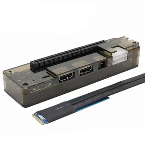 PCI-E محمول الخارجية المستقلة إكس غك بطاقة جرافيكس قفص الاتهام/PCIe محطة لرسو السفن M.2 مفتاح M واجهة النسخة